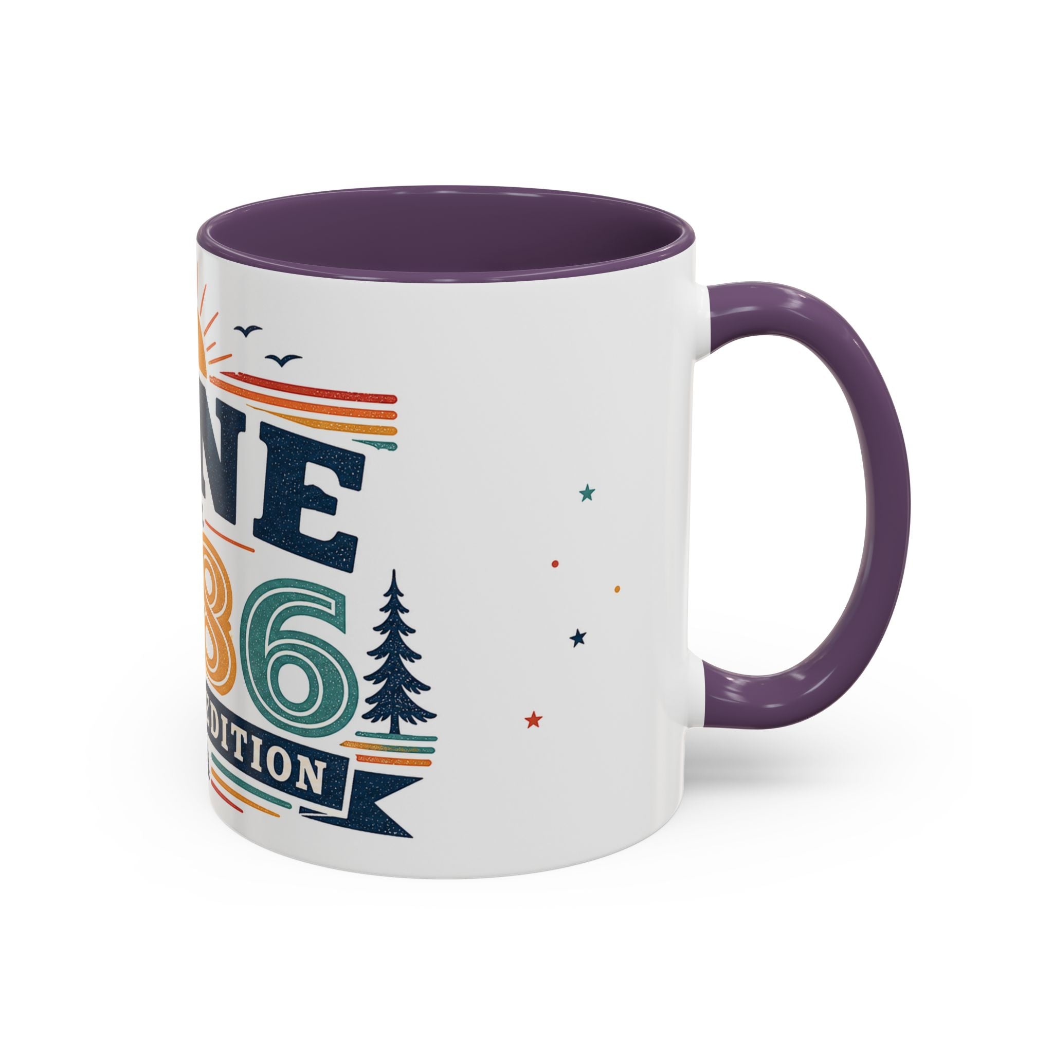 Custom Retro Birthday Mug | Personalized Month Year Gift (11oz 15oz)