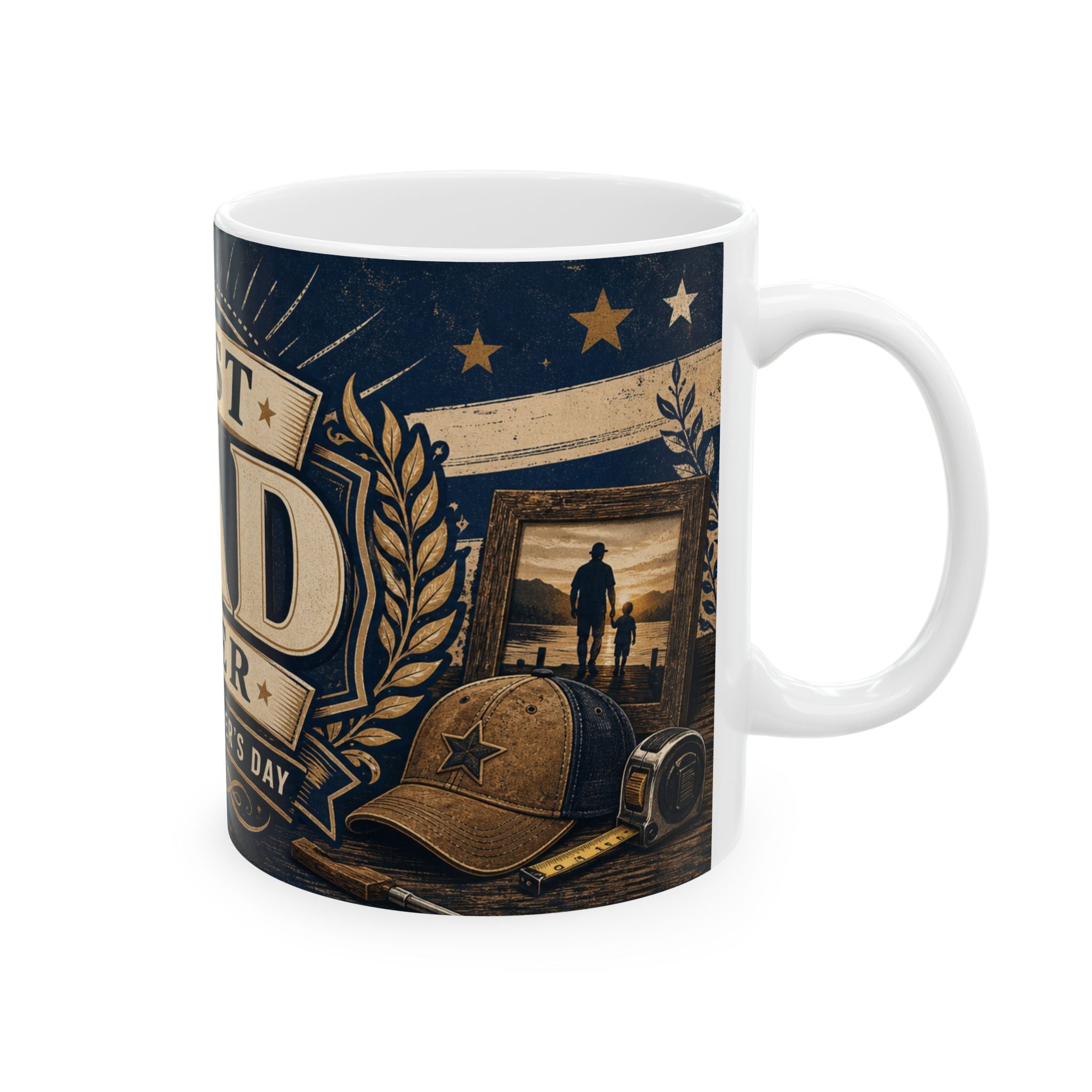 Best Dad Ever Father's Day Coffee Mug | Dad Gift | Ceramic 11oz 15oz Cup