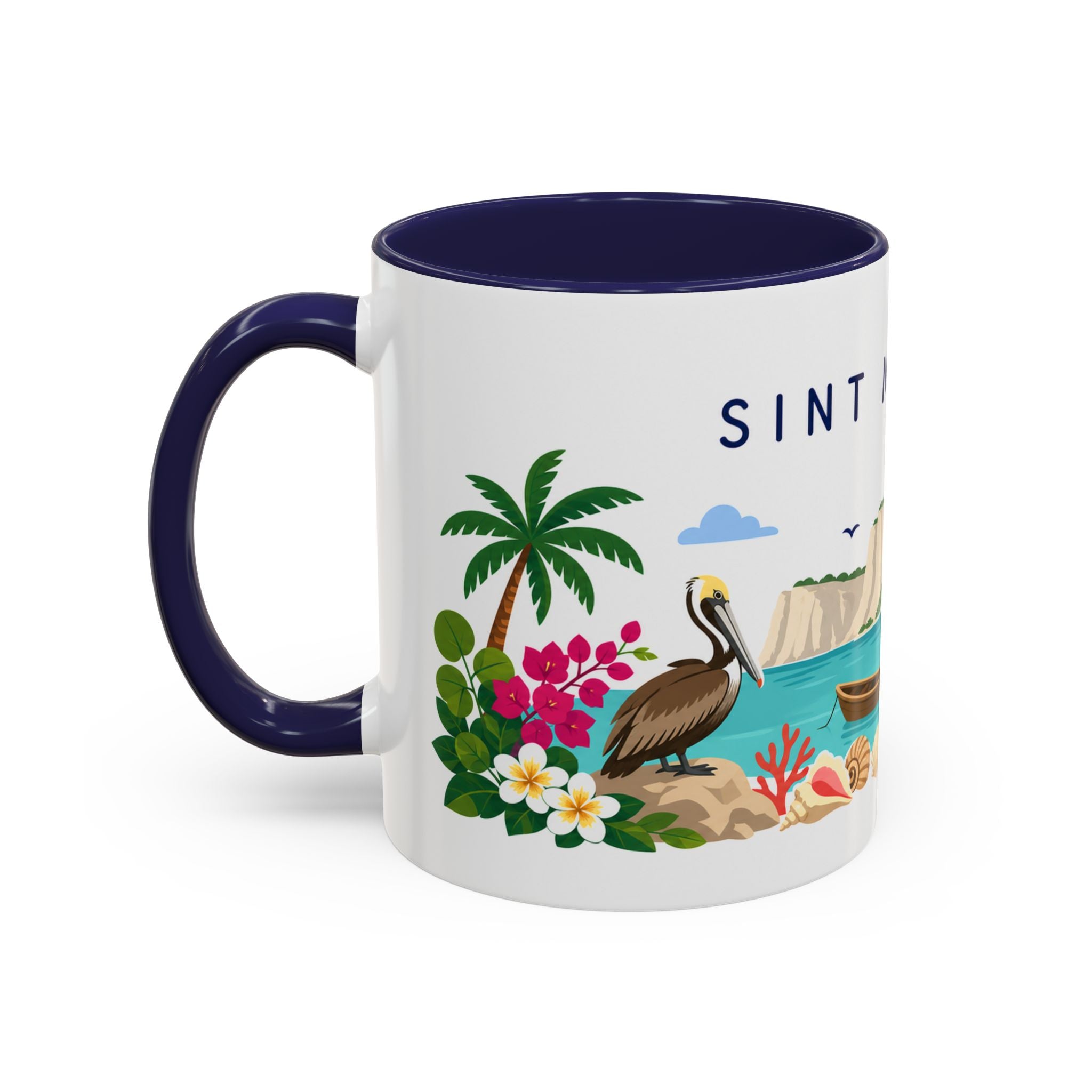 Sint Maarten Coffee Mug | Travel Souvenir Accent Mug | Country Gift Ceramic Cup 11oz 15oz