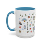 Madrid Christmas Mug | Watercolor City Souvenir, Travel Memories, Ceramic Coffee Cup