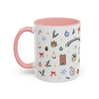 Dublin Christmas Mug | Watercolor City Souvenir, Holiday Travel Gift (11oz/15oz)