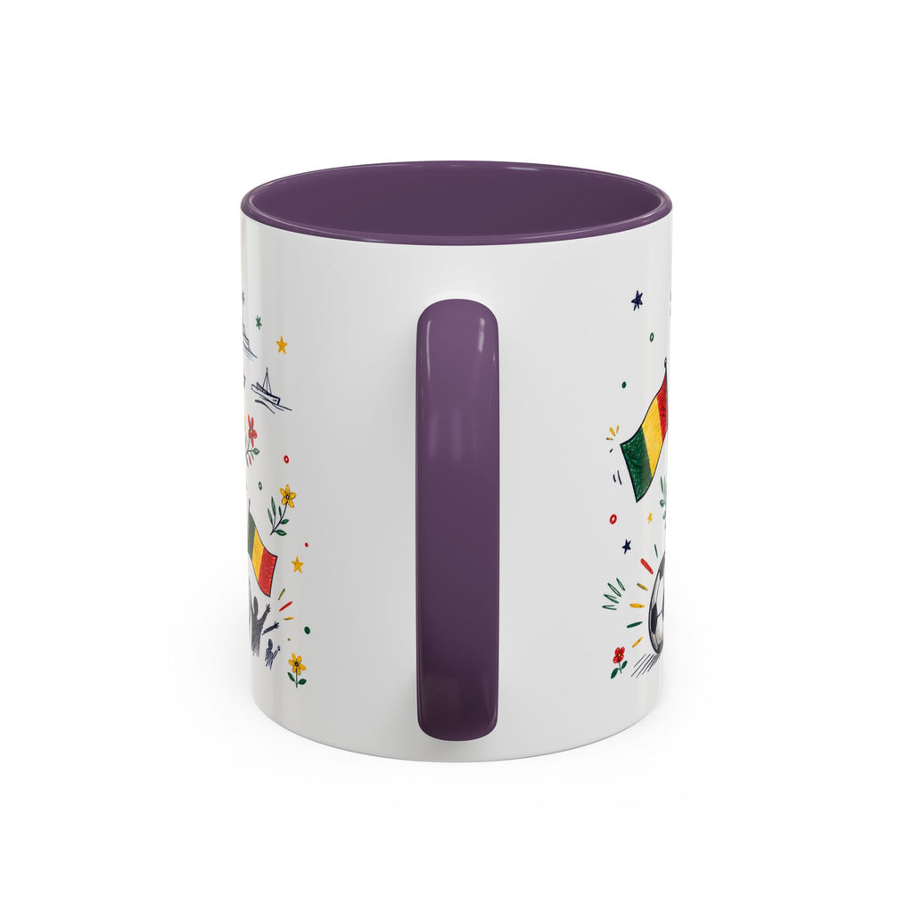 Senegal Soccer Coffee Mug | World Cup Fan Gift | Accent Color Ceramic 11oz 15oz Match Day Cup