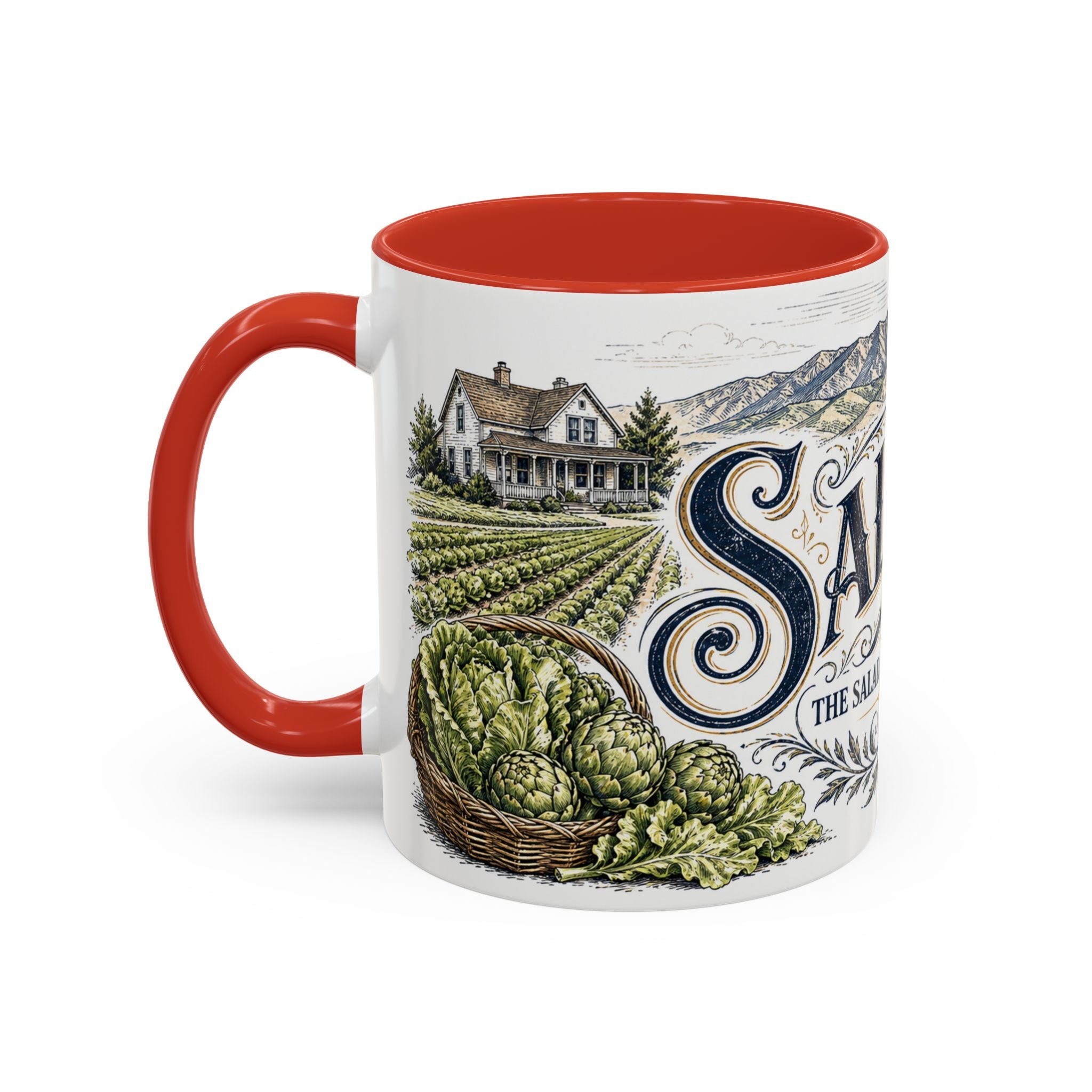 Salinas Coffee Mug | United States Travel Souvenir | Vintage Illustrated City Gift | 11 oz 15 oz Accent Mug