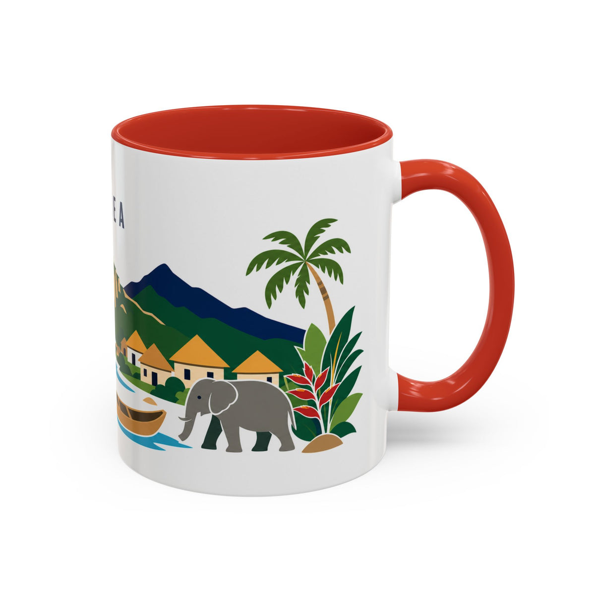 Guinea Coffee Mug | Travel Souvenir Accent Mug | Country Gift Ceramic Cup 11oz 15oz