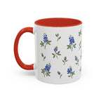Texas Bluebonnet Mug, State Flower Floral Coffee Cup, 11oz Botanical Gift