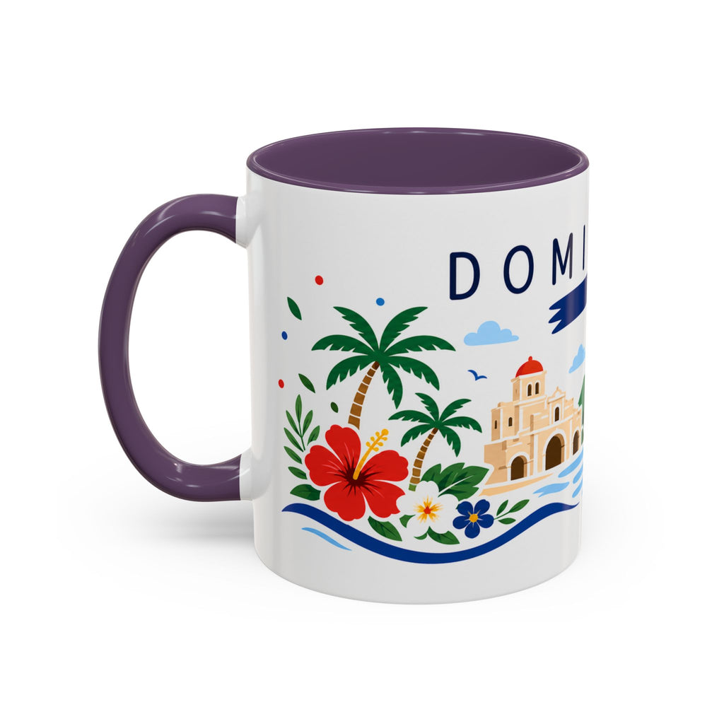 Dominican Republic Coffee Mug | Travel Souvenir Accent Mug | Country Gift Ceramic Cup 11oz 15oz