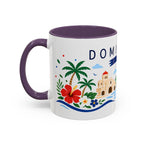Dominican Republic Coffee Mug | Travel Souvenir Accent Mug | Country Gift Ceramic Cup 11oz 15oz