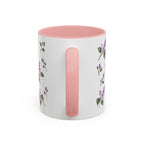New Hampshire Purple Lilac Mug, State Flower Floral Coffee Cup, 11oz Botanical Gift
