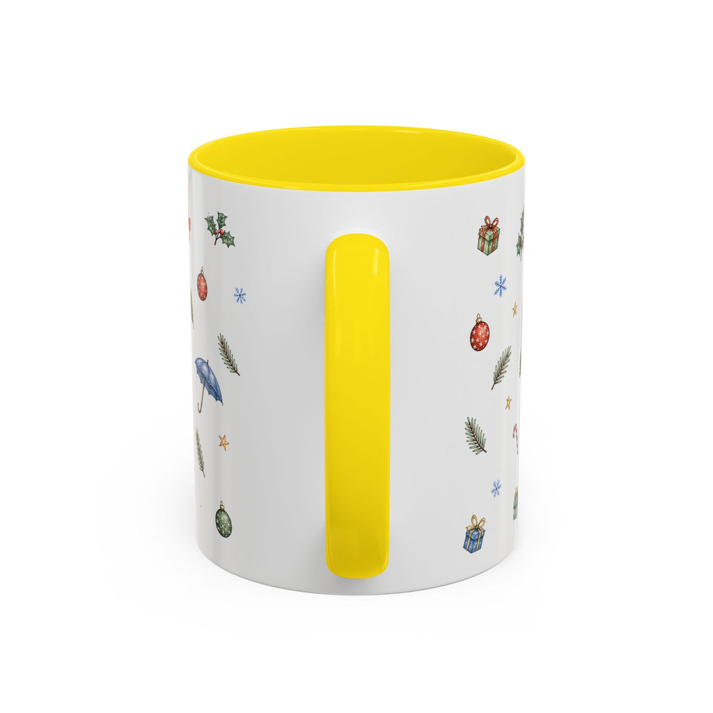 Amsterdam Christmas Watercolor Mug | Festive City Souvenir Coffee Cup