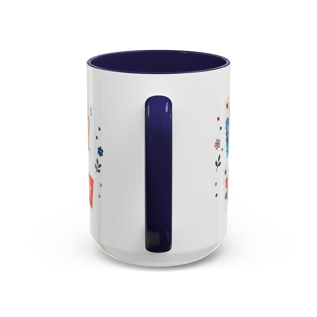 Hong Kong Coffee Mug | Postage Stamp Collage Mug | Travel Souvenir Accent Cup 11oz 15oz