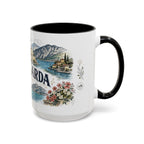 Lake Garda Mug, Italy Travel Souvenir, Bucket List Gift, Accent Ceramic Coffee Mug 11oz 15oz