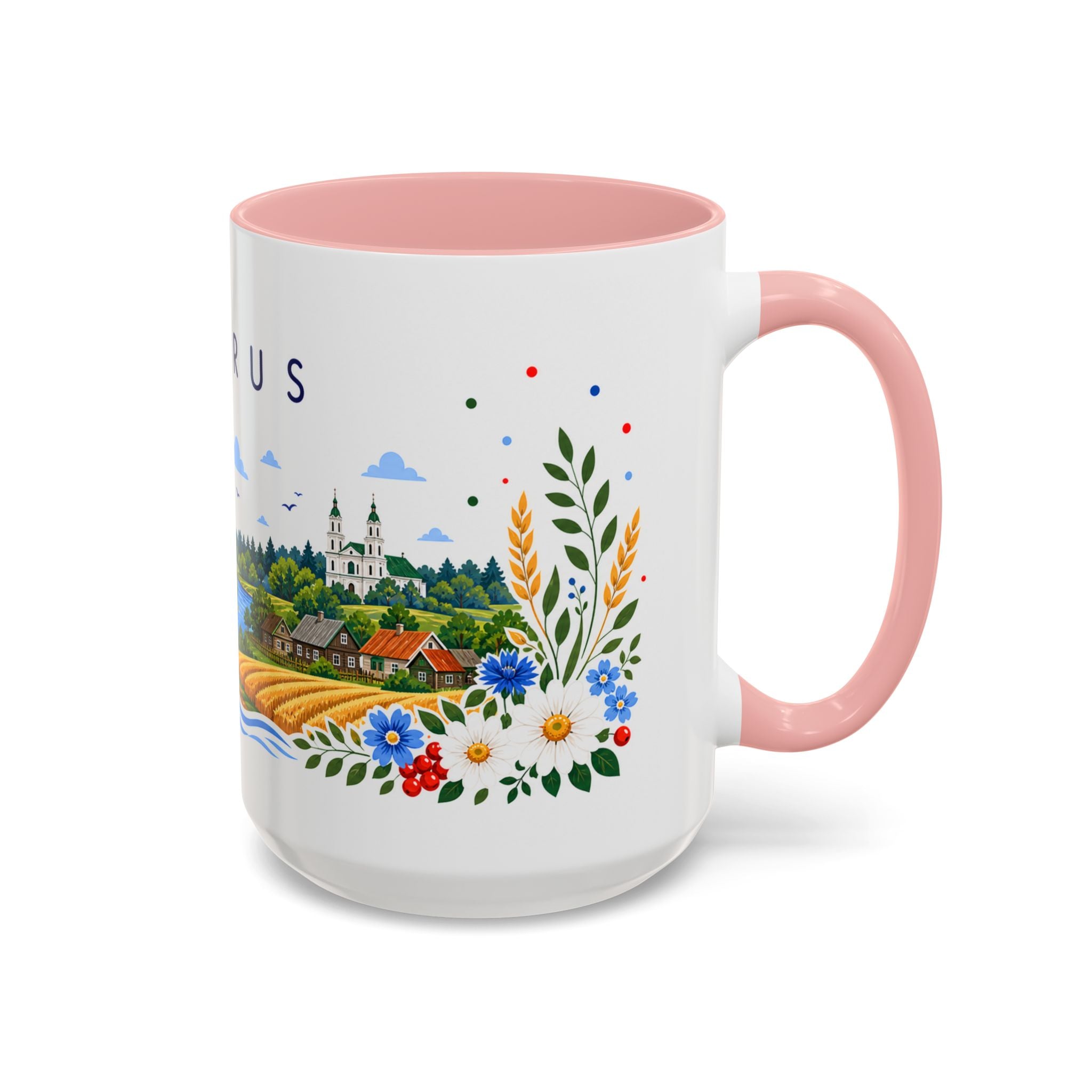 Belarus Coffee Mug | Travel Souvenir Accent Mug | Place Gift Ceramic Cup 11oz 15oz