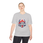 Go Canada Soccer T Shirt, Moisture Wicking Fan Tee