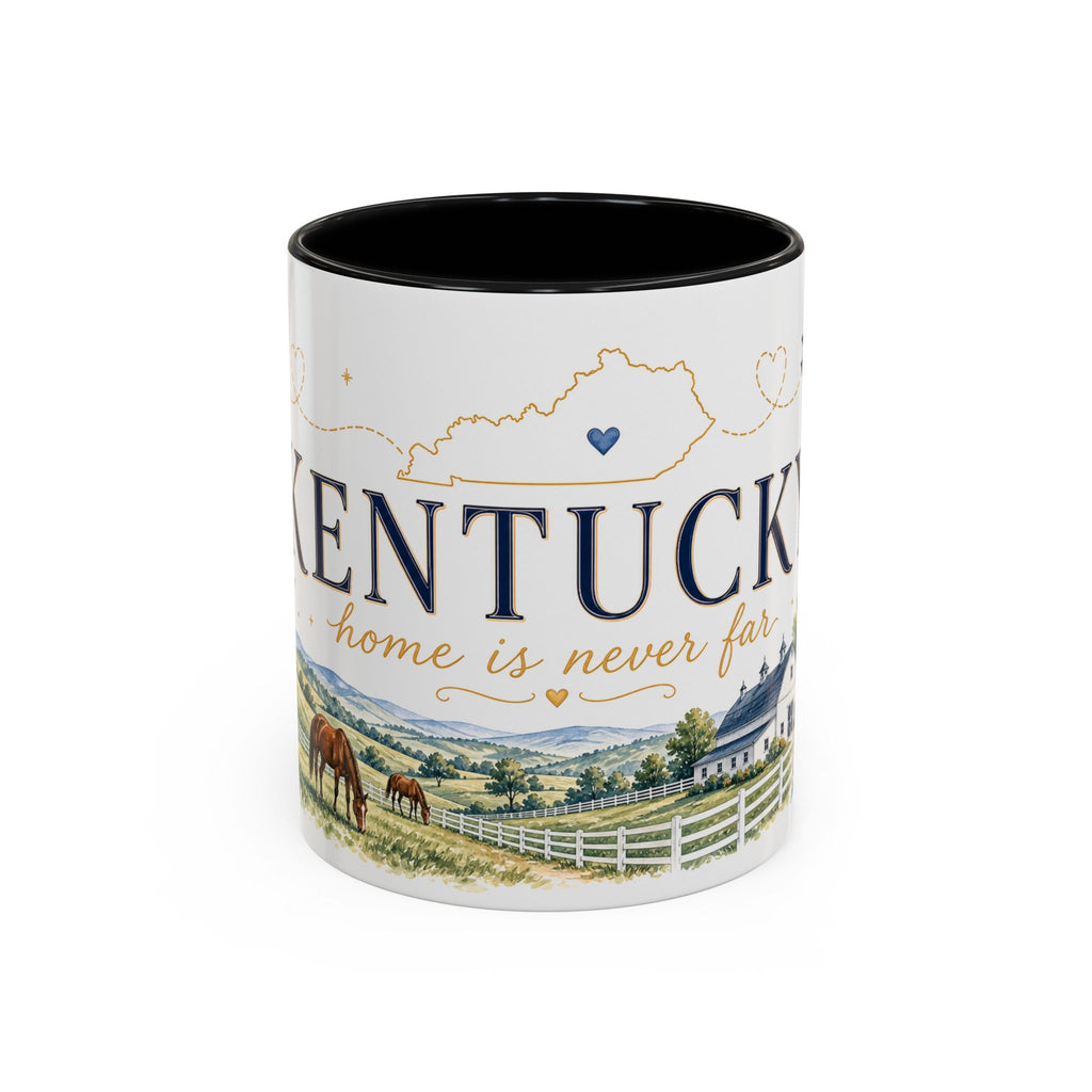 Kentucky Home State Mug | Moving Away Gift | Long Distance Friendship Coffee Cup | 11oz 15oz Accent Mug