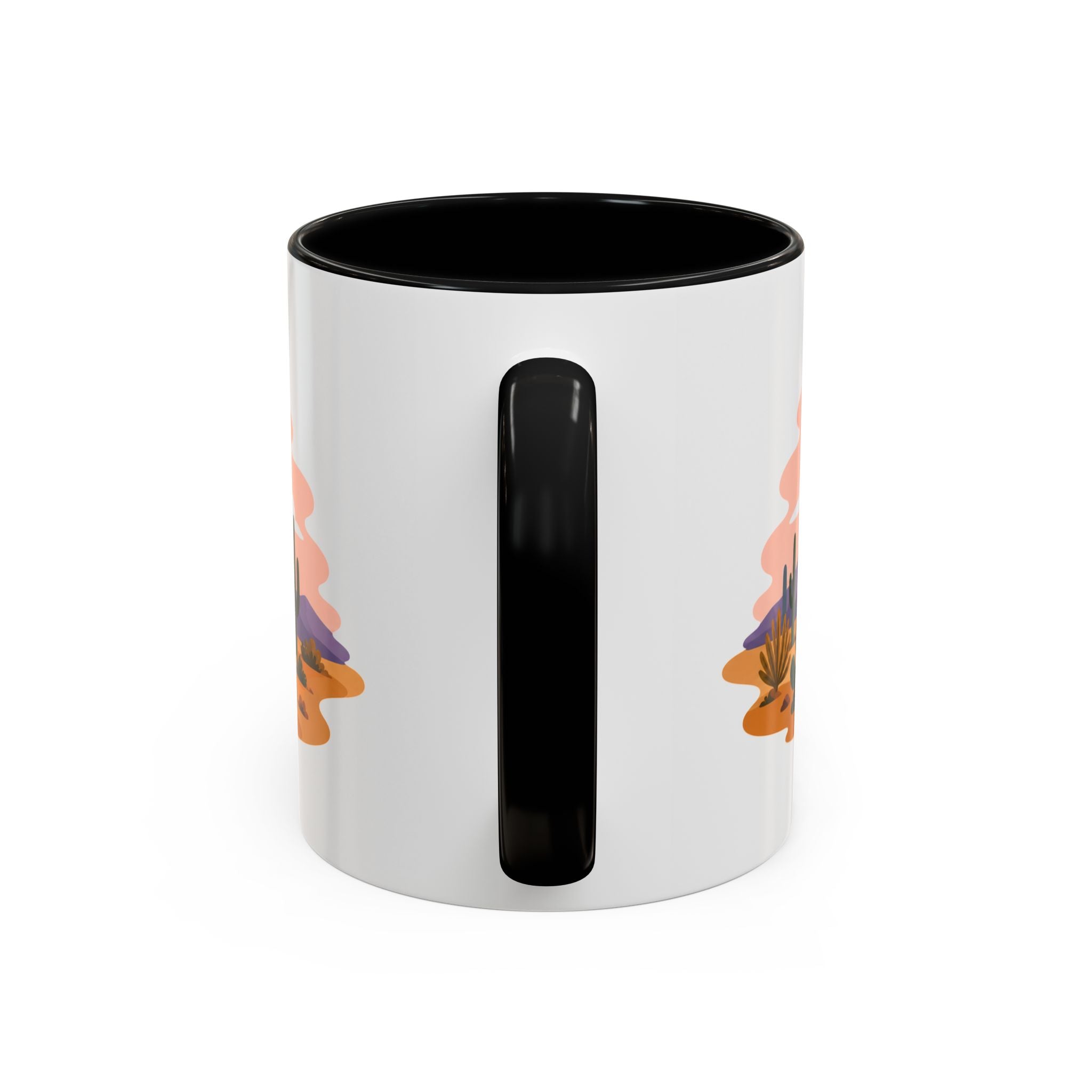 Saguaro National Park Coffee Mug | Solid Color Block Park Souvenir | 11oz 15oz Accent Mug