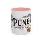 Pune Coffee Mug | India Travel Souvenir | Vintage Illustrated City Gift | 11 oz 15 oz Accent Mug