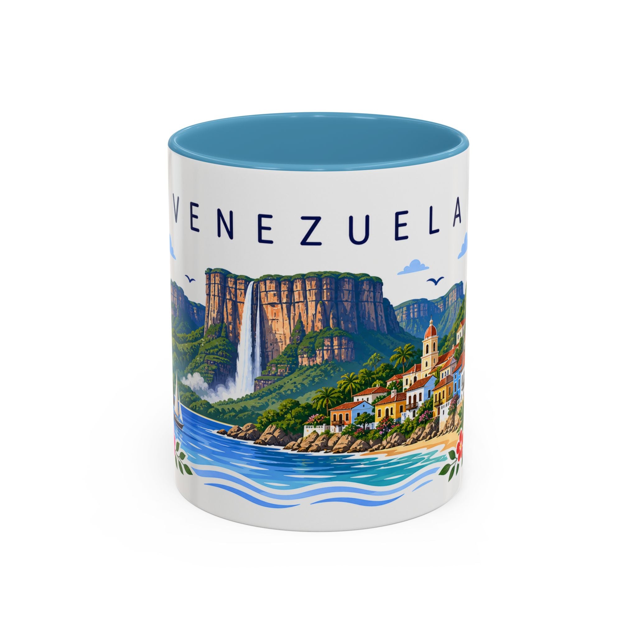 Venezuela Coffee Mug | Travel Souvenir Accent Mug | Place Gift Ceramic Cup 11oz 15oz