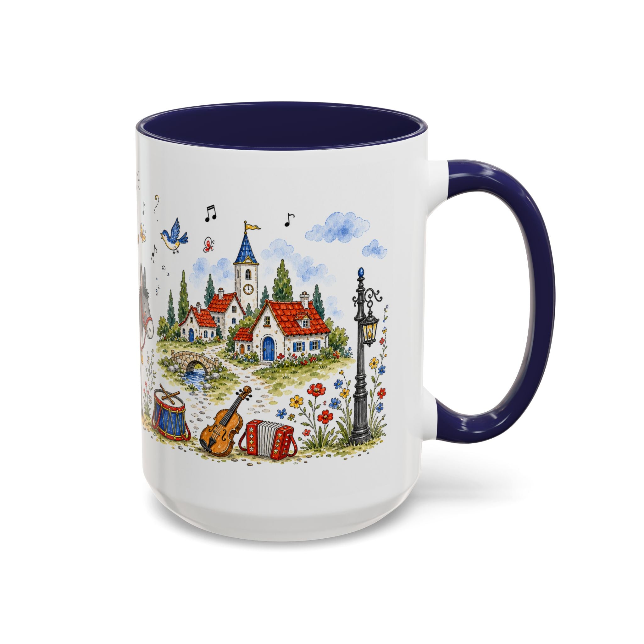 Bremen Town Musicians Mug | Storybook Accent Coffee Mug | EveryLegend