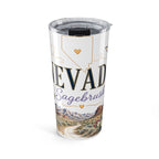 Nevada State Flower 20oz Tumbler | Sagebrush Botanical State Flower Gift | Insulated Stainless Steel Travel Cup