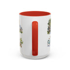 Raleigh Illustrated Travel Mug | City Souvenir Accent Coffee Mug | 11oz 15oz Ceramic Cup