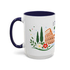 Italy Coffee Mug | Travel Souvenir Accent Mug | Country Gift Ceramic Cup 11oz 15oz