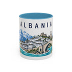 Albania Coffee Mug | Travel Souvenir Accent Mug | Country Gift Ceramic Cup 11oz 15oz