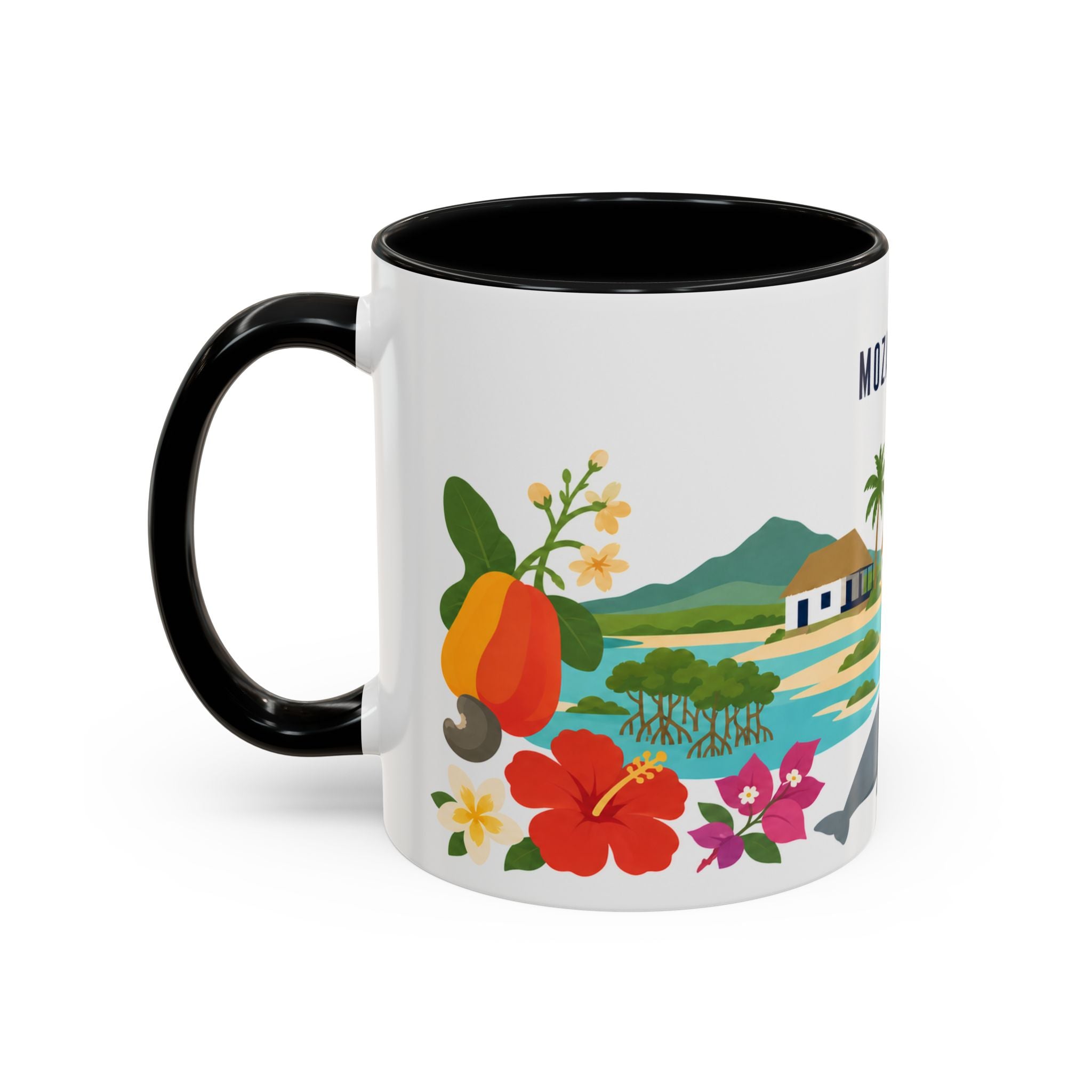 Mozambique Home Country Mug | Moving Away Gift | Long Distance Friendship | 11 oz 15 oz Accent Mug