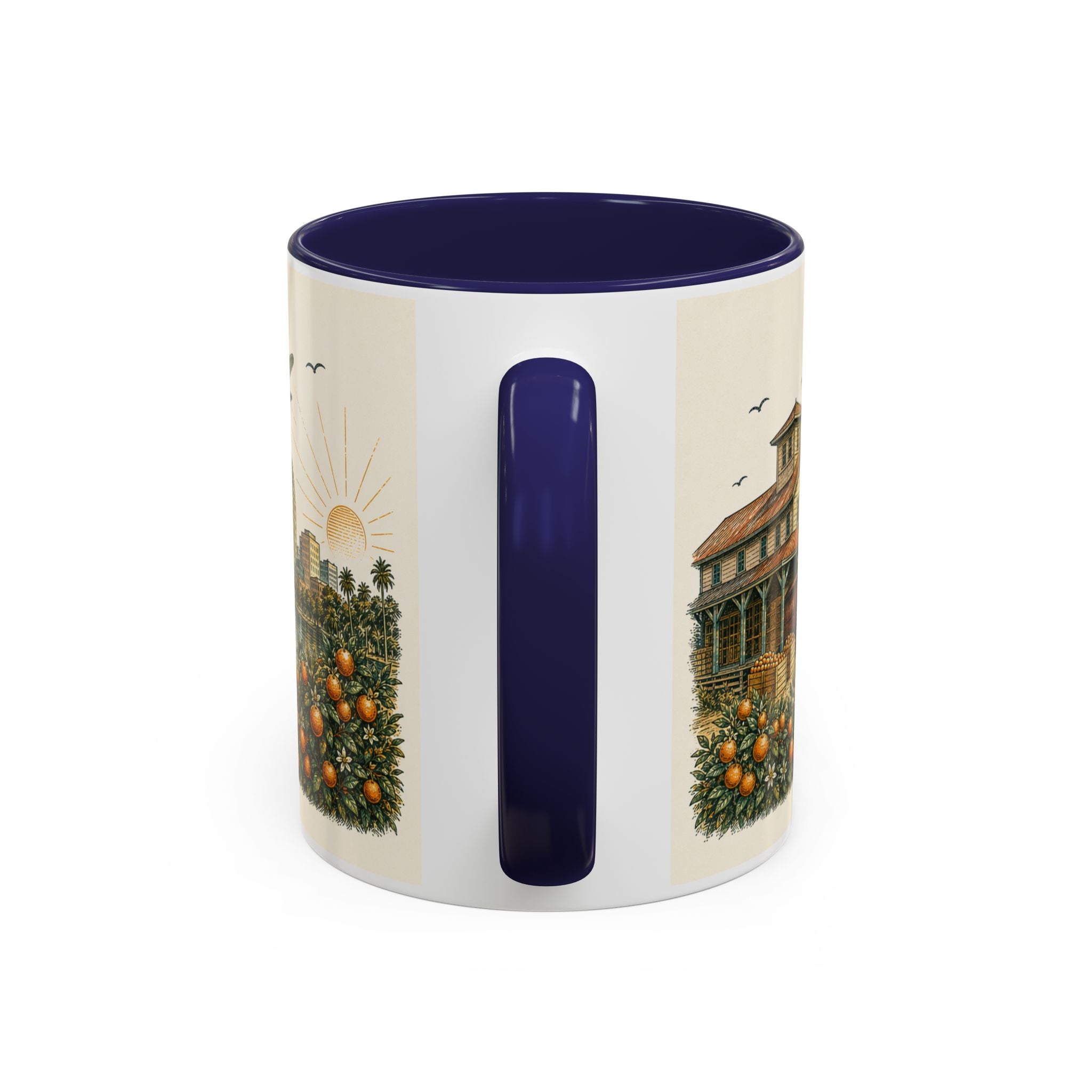 Orlando Coffee Mug | United States Travel Souvenir | Vintage Illustrated City Gift | 11 oz 15 oz Accent Mug