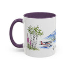 Anchorage Illustrated Travel Mug | City Souvenir Accent Coffee Mug | 11oz 15oz Ceramic Cup