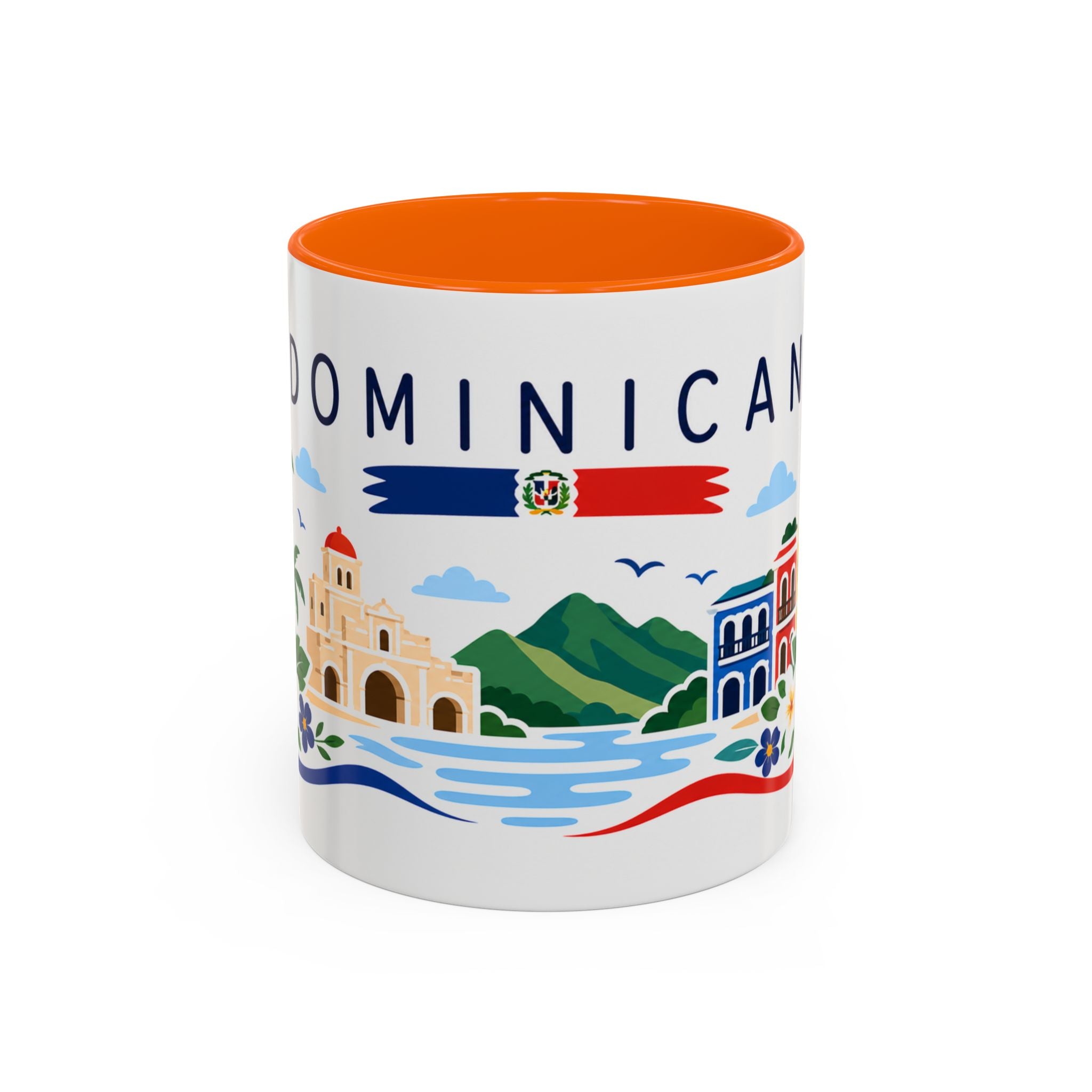 Dominican Republic Coffee Mug | Travel Souvenir Accent Mug | Country Gift Ceramic Cup 11oz 15oz