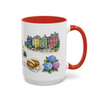 Providence Illustrated Travel Mug | City Souvenir Accent Coffee Mug | 11oz 15oz Ceramic Cup