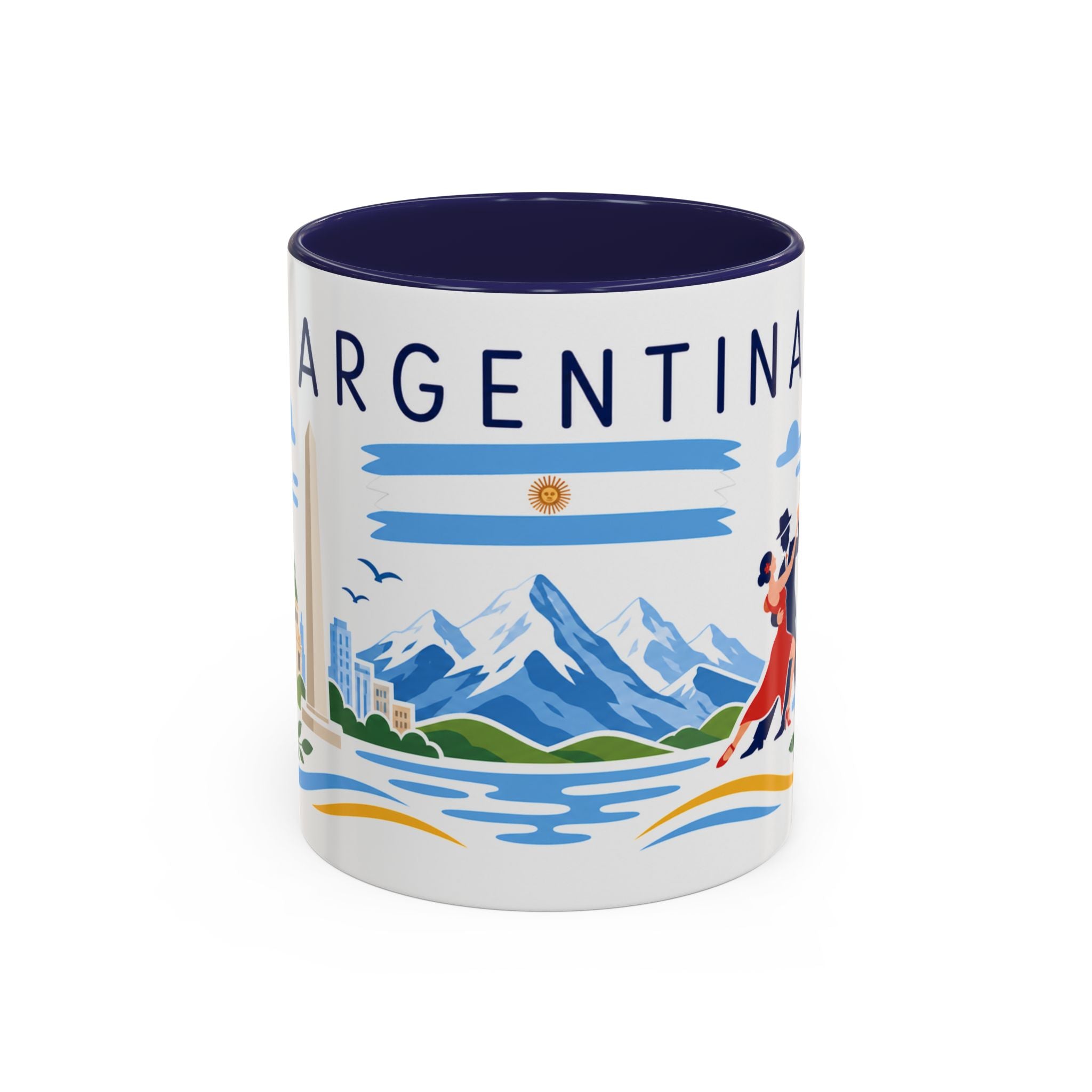 Argentina Coffee Mug | Travel Souvenir Accent Mug | Country Gift Ceramic Cup 11oz 15oz