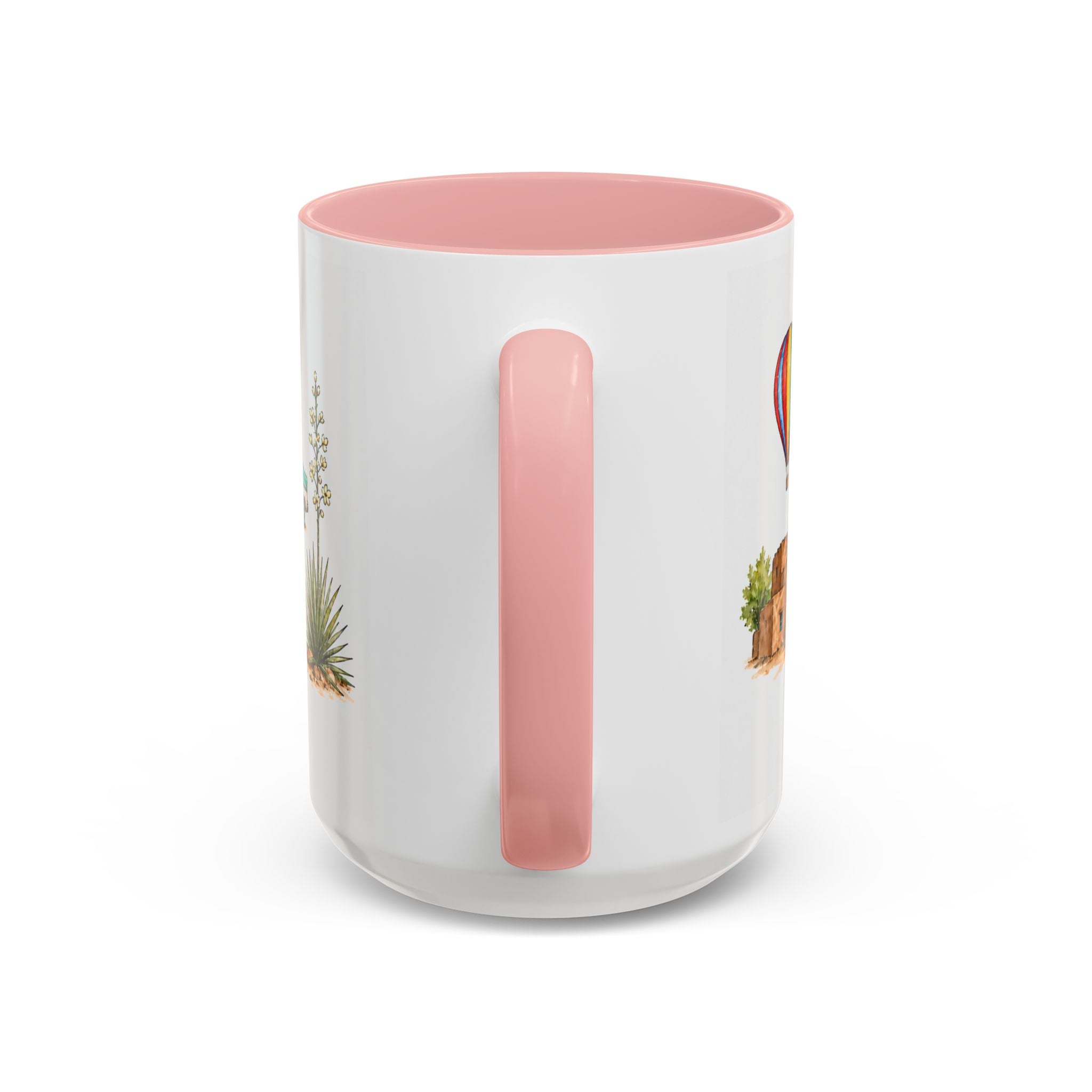Albuquerque Illustrated Travel Mug | City Souvenir Accent Coffee Mug | 11oz 15oz Ceramic Cup