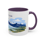 Wrangell-St. Elias National Park Coffee Mug | Solid Color Block Park Souvenir | 11oz 15oz Accent Mug