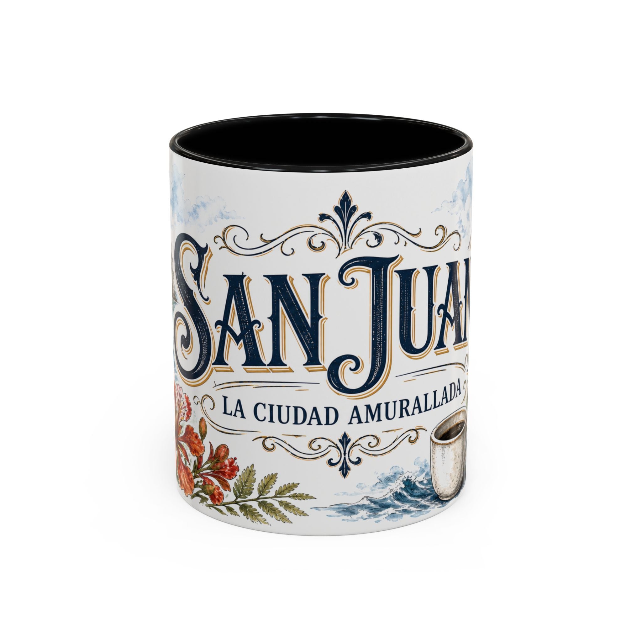 San Juan Coffee Mug | United States Travel Souvenir | Vintage Illustrated City Gift | 11 oz 15 oz Accent Mug