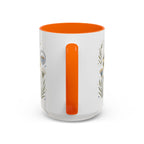 Pyramids of Giza Coffee Mug | Travel Destination Souvenir Gift | Accent Color Ceramic 11oz 15oz