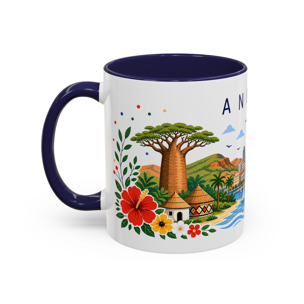 Angola Coffee Mug | Travel Souvenir Accent Mug | Place Gift Ceramic Cup 11oz 15oz