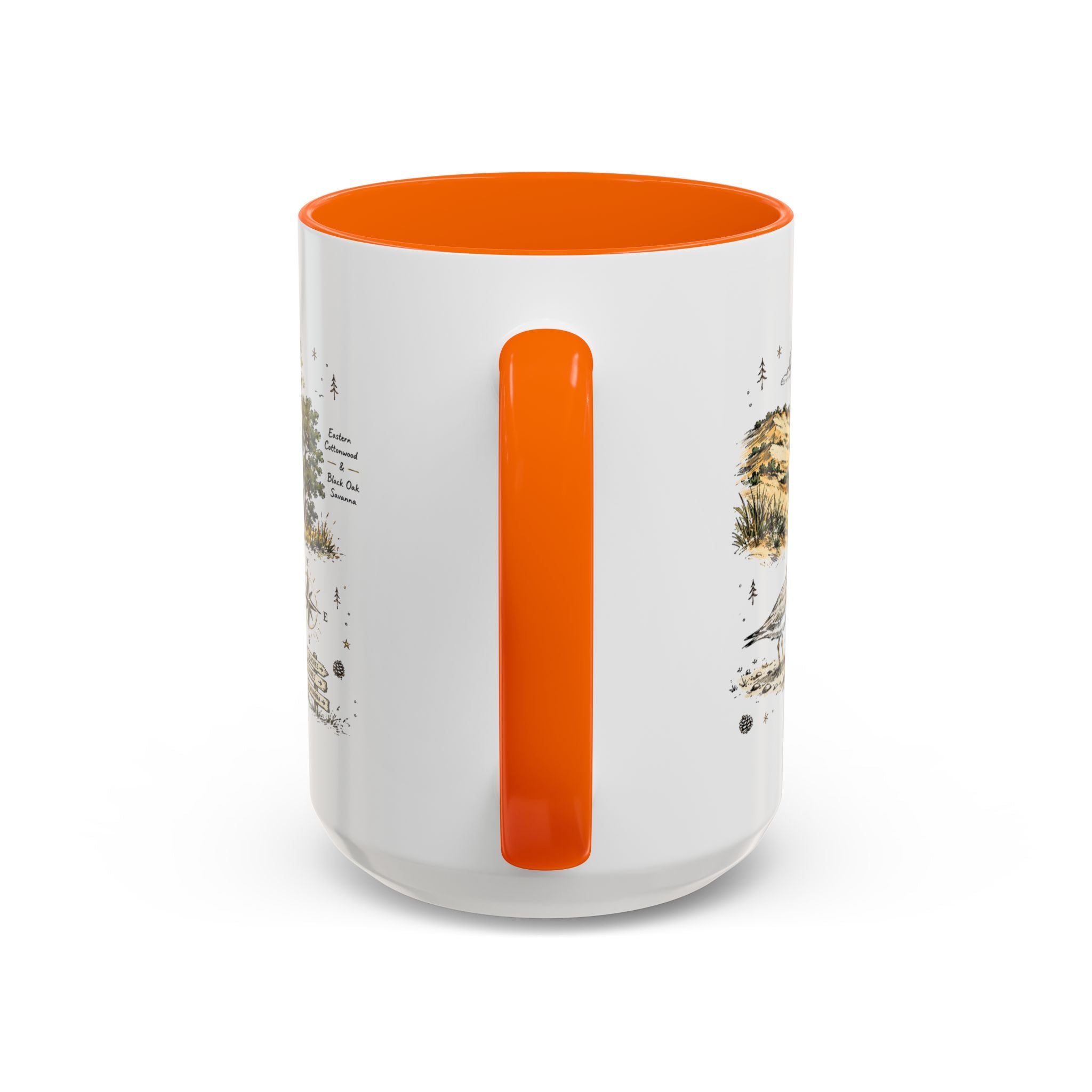Indiana Dunes National Park Coffee Mug | Indiana Lake Michigan Beach Gift | Accent Color Ceramic 11oz 15oz