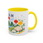 Vietnam Coffee Mug | Travel Souvenir Accent Mug | Country Gift Ceramic Cup 11oz 15oz