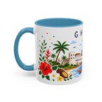 Ghana Coffee Mug | Travel Souvenir Accent Mug | Place Gift Ceramic Cup 11oz 15oz