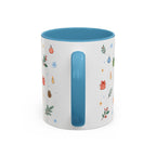 Dhaka Christmas Mug | Watercolor Travel Souvenir | Holiday Gift | Accent Ceramic Coffee Cup 11oz 15oz