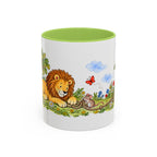 The Lion and the Mouse Mug | Storybook Fairy Tale Accent Coffee Mug | EveryLegend