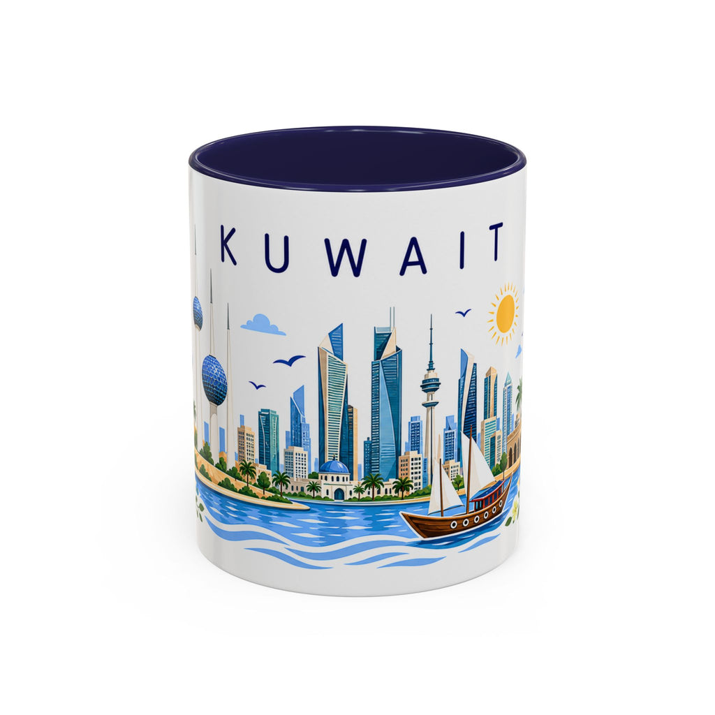 Kuwait Coffee Mug | Travel Souvenir Accent Mug | Place Gift Ceramic Cup 11oz 15oz