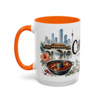 Chengdu Coffee Mug | China Travel Souvenir | Vintage Illustrated City Gift | 11 oz 15 oz Accent Mug