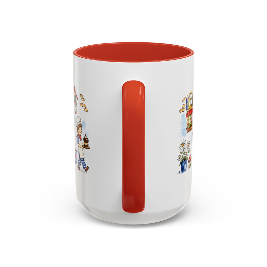 Cozy Bakery Village Mug | Storybook Pastry Accent Coffee Mug | EveryLegend