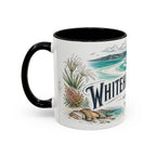 Whitehaven Beach Mug, Australia Travel Souvenir, Bucket List Gift, Accent Ceramic Coffee Mug 11oz 15oz
