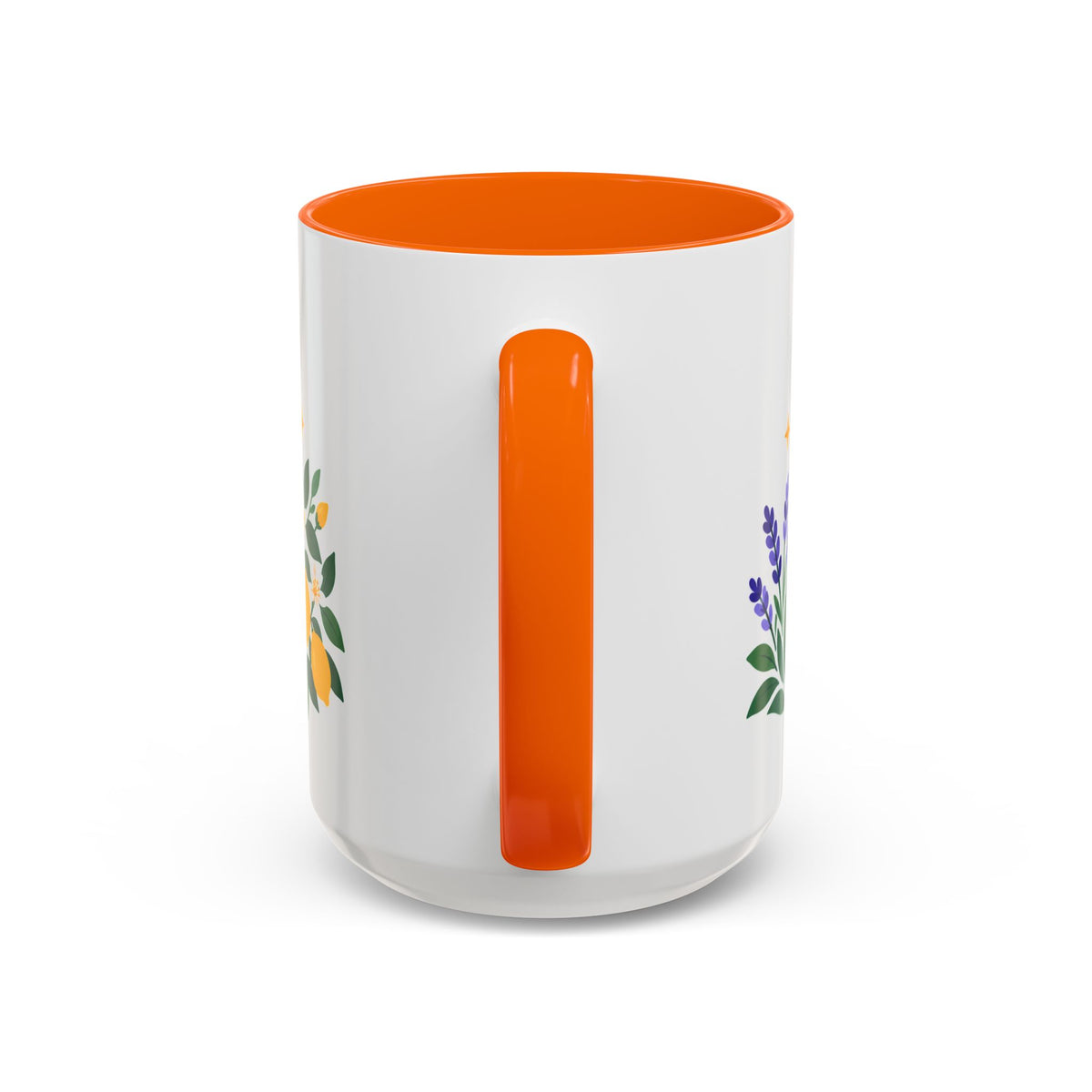 Gemini Zodiac Coffee Mug | Twins and Floral Design | Astrology Birthday Gift | 11 oz 15 oz Ceramic Accent Mug