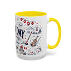 Canada Day Coffee Mug | Canadian Pride Gift | Accent Color Ceramic 11oz 15oz