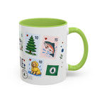 Seattle Coffee Mug | Postage Stamp Collage Mug | Travel Souvenir Accent Cup 11oz 15oz