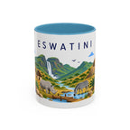 Eswatini Coffee Mug | Travel Souvenir Accent Mug | Country Gift Ceramic Cup 11oz 15oz